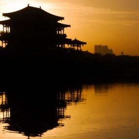 西安大唐芙蓉园绝美秋景