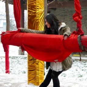 卡片大叔小雁塔上片