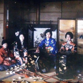 日本彩色老照片