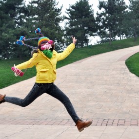 第一次参加活动的小朋友