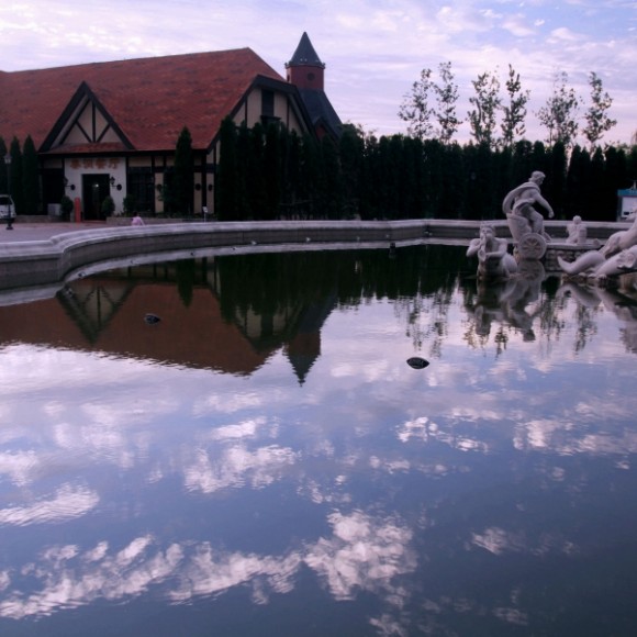 世园会夕阳--摇黑卡，引围观