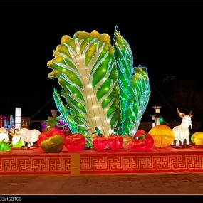 二月里来赏灯展    再无人挤乱纷纷