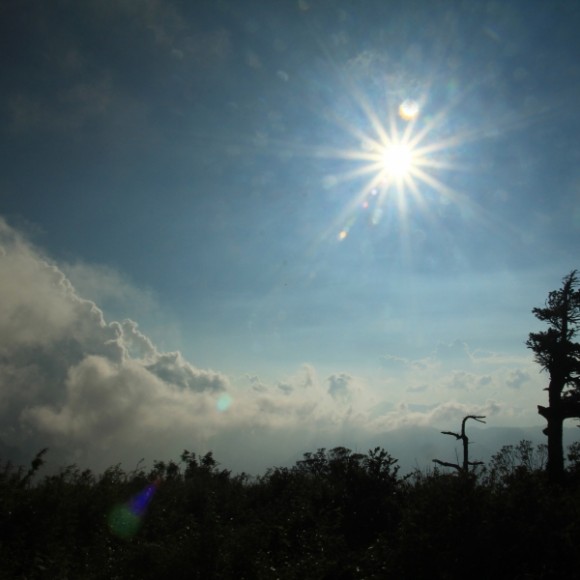 秦岭大寺的太阳
