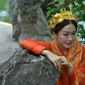 兴庆公园摄美模