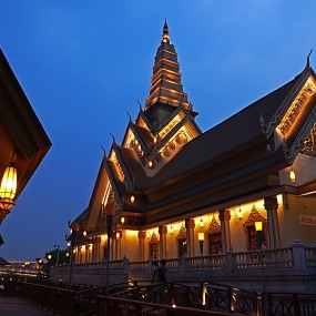 世园夜景作业（椰岛风情、长安塔、创意馆）