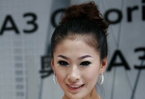 奥迪车香模也靓