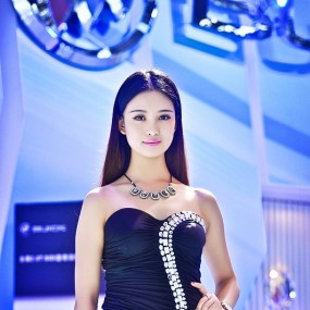 2014十一车展靓丽车模篇