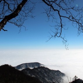 如诗如画西岭雪山