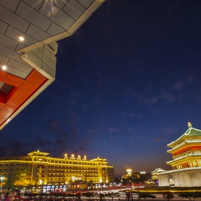 大美西安：钟楼、东南城角