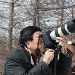 李大卫老师在拍摄中