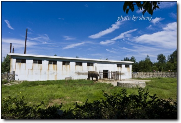 美丽蓝天下的秦岭山