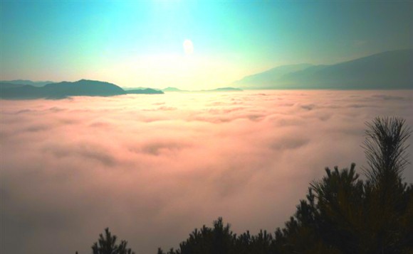 美不胜收的云海