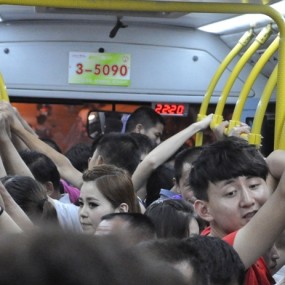 人多和人少的地方