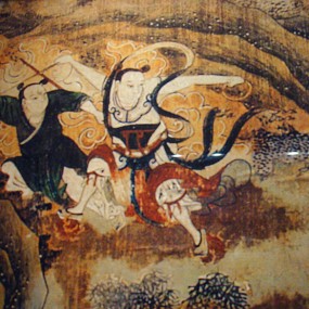 曲江艺术博物馆的藏品-----精美壁画，文物