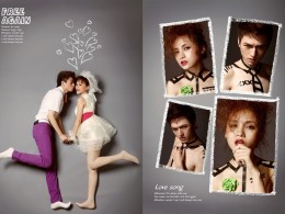 “个性婚纱照”小雅风尚婚纱摄影