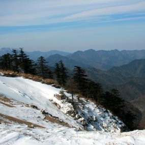 冬日的秦岭东梁