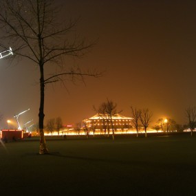 大明宫遗址公园之丹凤楼夜景美图