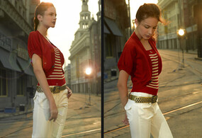 写实的时装拍摄挺棒的