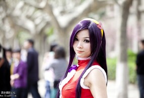 交大随拍的几个coser