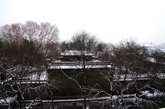 古城飞雪~（彩色）