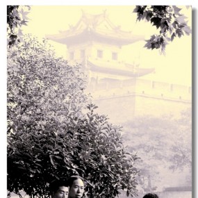 城墙下的农民工