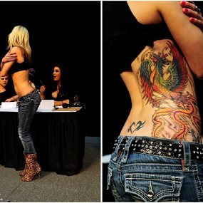 实拍温哥华纹身艺术展