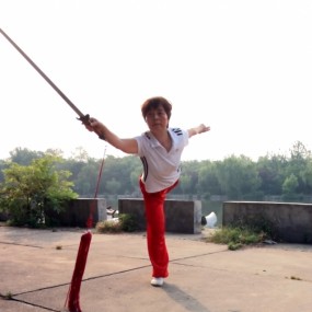 公园随拍——剑舞