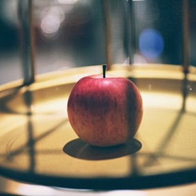 Apple in the light