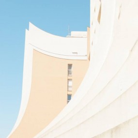 性冷淡摄影 夏天的颜色，粉色的城市