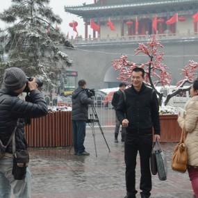 记者跑街:迎新年.请您说句祝福语