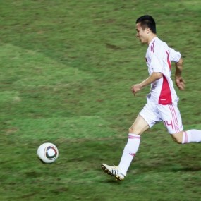 一张国足的抓跑，仅此一张