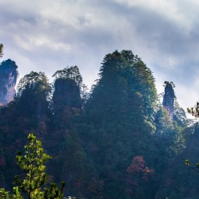 光雾山的云、山、水