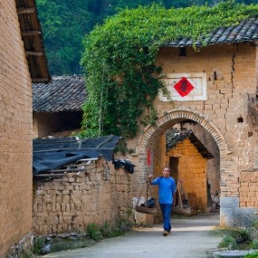 会仙湿地寺山村