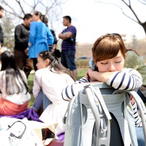 活动的时候模特很累啊