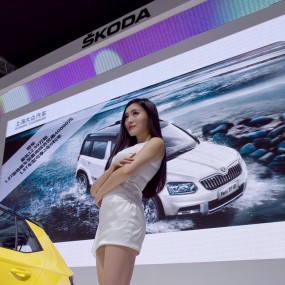 五一车展的靓丽模特 4P