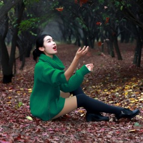 杜陵银杏林的姑娘