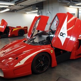 法拉利 FXX 厂房内的详细照片