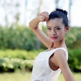 世园会学拍模特