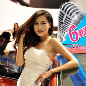 美女车模——车展，我的青春舞台