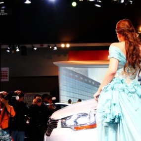 车展超人气美模