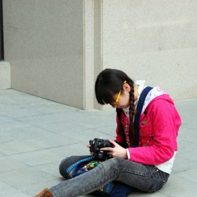 及是摄影爱好者又是模特一