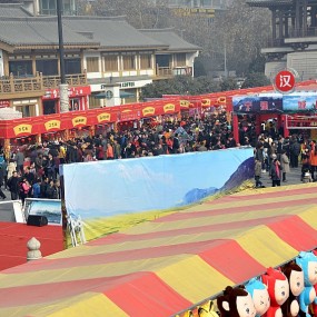 大唐西市文化庙会小吃丰富多彩——让人醉