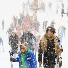 元月3日  沣峪庄园滑雪   西安冰雪的世界