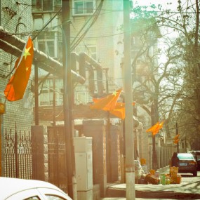 大年初二寂静的街道