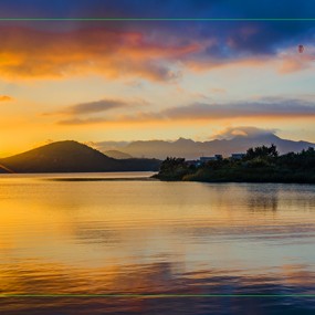 一组家乡的晚霞——祝贺西安摄影论坛网站升级成功！