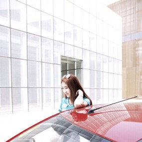 活动群拍的车模