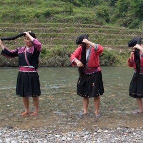 天下第一长发村--长发妹