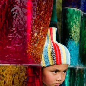 世博园人像作品一张