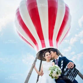 #x西安米兰婚纱摄影#短发新娘婚纱照怎么拍