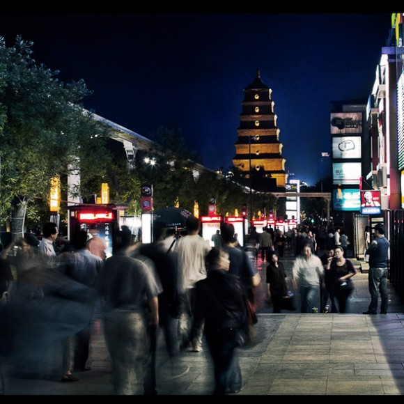 西安曲江夜景宣传片
